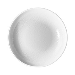 Assiette creuse 1000 ml, Tilda White, D.23 x h.4,5 cm, mélamine pure 