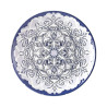 Assiette plate, Larissa, D.20 x h.2,2 cm, mélamine pure 