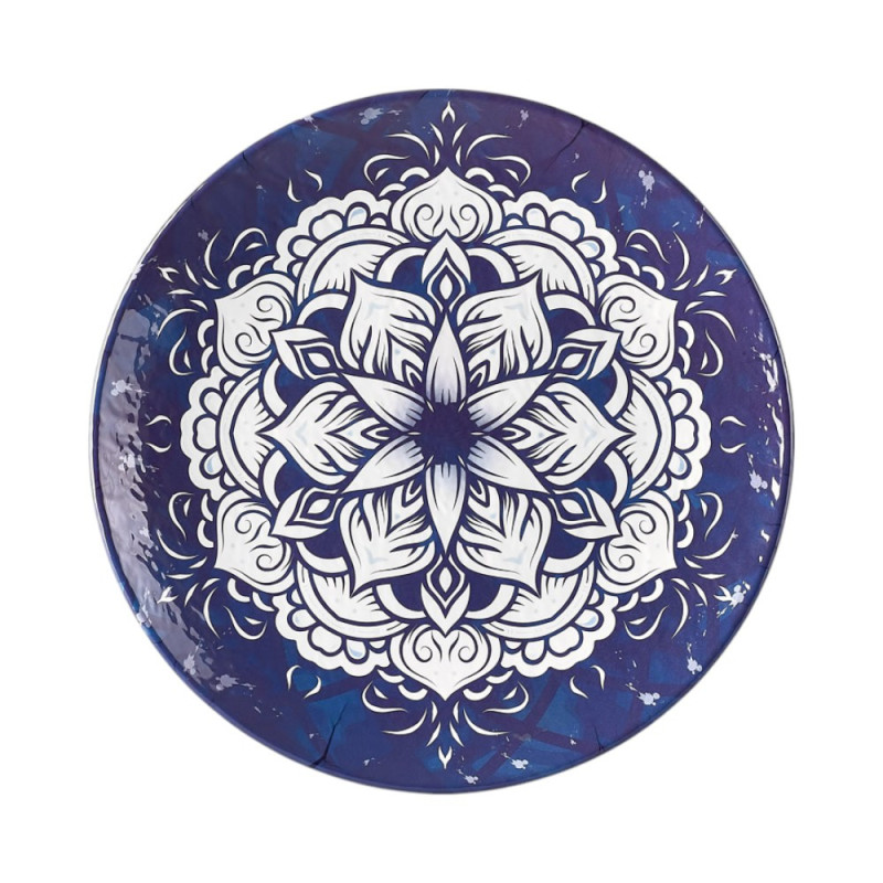 Assiette plate, Larissa, D.30 x h.3 cm, mélamine pure 