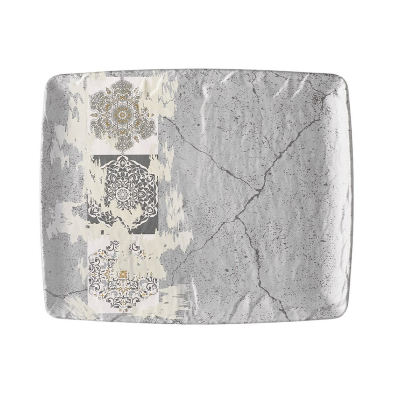 Plateau, Patara, L.32,5 x l.26,5 x h.2,2 cm, mélamine pure 