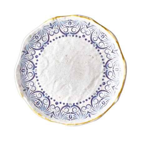 Assiette plate, Athena, D.28 x h.3,5 cm, mélamine pure 