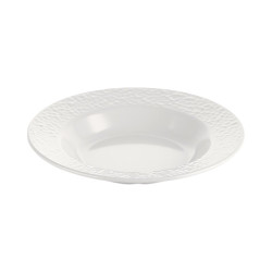 Assiette creuse, K Plus, D.20 x h.1,6 cm, mélamine pure 