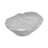 Bol oval, Gris Granite, mélamine pure Dimensions:L.22,5 x l.23,5 x h.9,5 cm