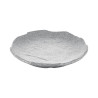 Assiette plate, Gris Granite, mélamine pure Dimensions:D.20 x h.2,8 cm