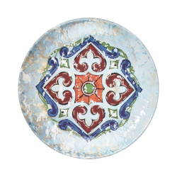 Assiette plate, Havana, D.26 x h.2,6 cm, mélamine pure 