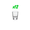 12 verres à shooter, polycarbonate, 60 ml, Ø 4,9cm, H 6,6cm, Larg 4,9cm. Réutilisable 