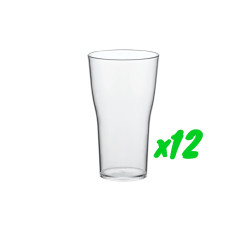 12 verres à cocktail, polycarbonate, 397 ml, Ø 8cm, H 13,8cm, Larg 8cm. Réutilisable 