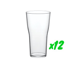 12 verres à cocktail, polycarbonate, 568 ml Ø 8,8cm, H 16cm Larg 8,8cm. Réutilisable 